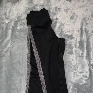 Champion DUO dry black and grey workout leggings, size small